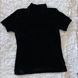 Vintage Velvet shirt with slight turtle neck
